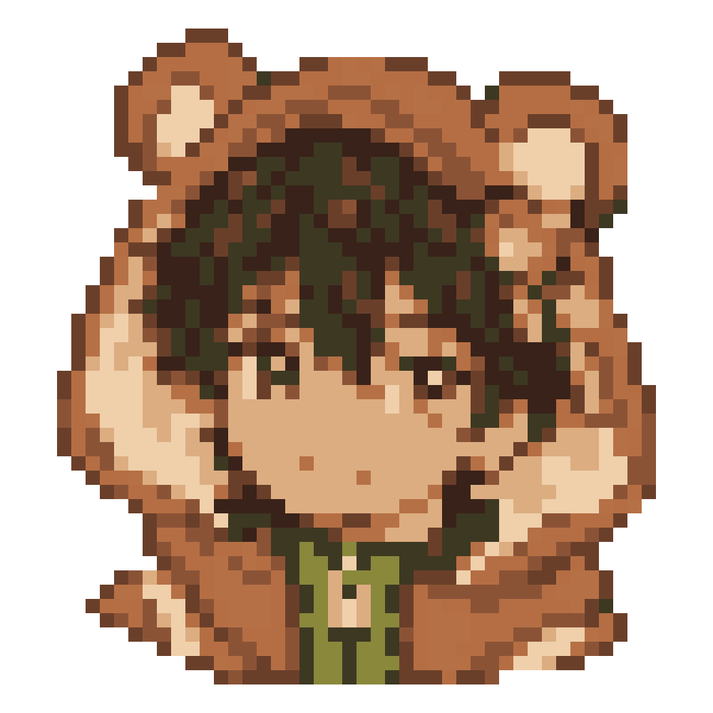 Garçon au sweat à capuche oreilles d’ours — Portraits de jeunes en style anime modèles