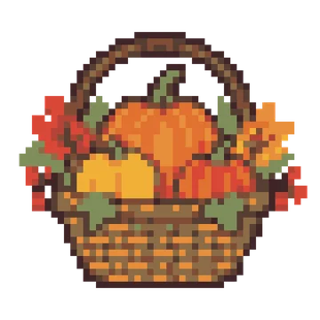 Pumpkin Harvest Basket — Festivals & Celebrations patterns