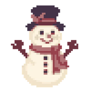 Snowman with Scarf — Festivals & Celebrations patterns