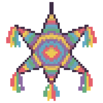 Mexican Star Pinata — Festivals & Celebrations patterns