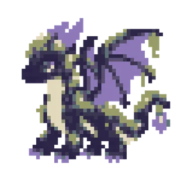 Moss Back Dragon — Cosmic Fantasy patterns