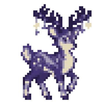 Aurora Deer — Cosmic Fantasy patterns