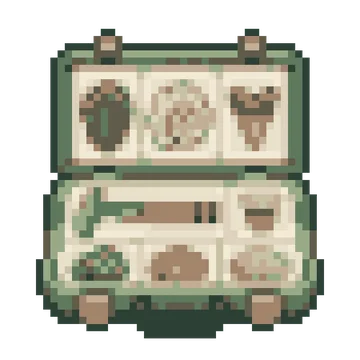 Specimen Carry Case — Dinosaur Park patterns
