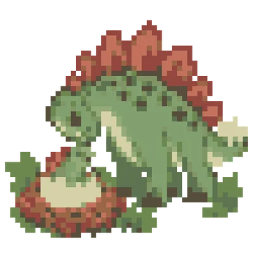 Stegosaurus Nest — Dinosaur Park patterns