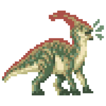 Parasaurolophus Calling — Dinosaur Park patterns