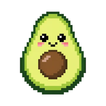 Avocado Half — Food & Drinks patterns
