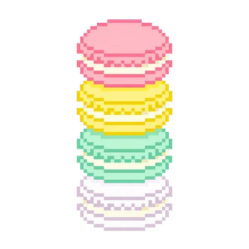 Pastel Macarons — Food & Drinks patterns