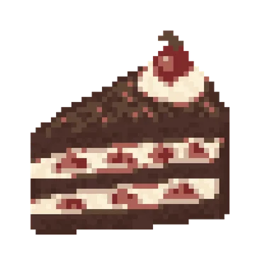 Black Forest Slice — Food & Drinks patterns