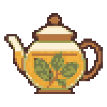 Mint Tea Pot — Food & Drinks patterns