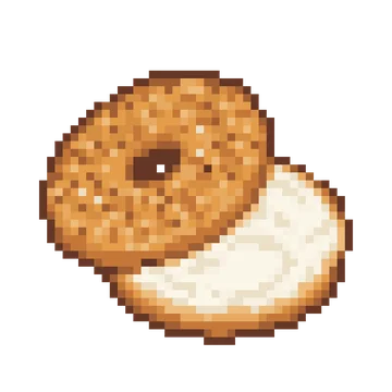 Bagel Cream Cheese — Food & Drinks patterns