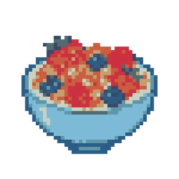 Granola Berry Bowl — Food & Drinks patterns
