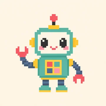Robot Buddy — Kawaii Characters patterns