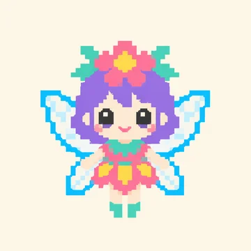Flower Fairy — Kawaii Characters patterns