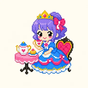 Tea Party Princess — Kawaii Characters patterns