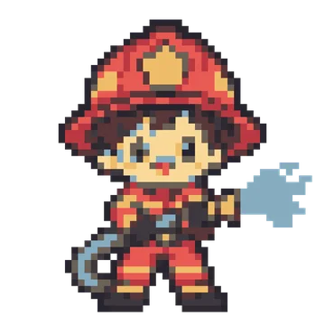 Little Firefighter — Kawaii Characters patterns