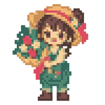 Garden Florist — Kawaii Characters patterns