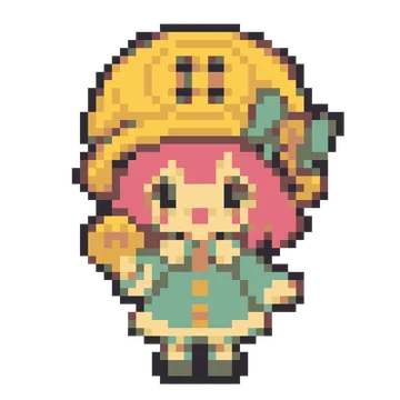 Button Sprite — Kawaii Characters patterns