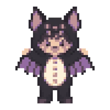 Bat Onesie Kid — Kawaii Characters patterns
