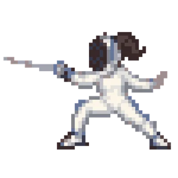 Fencing Student — Kawaii Characters patterns
