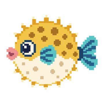 Round Pufferfish — Ocean Wonders patterns