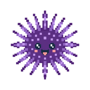 Purple Sea Urchin — Ocean Wonders patterns