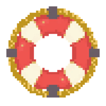 Striped Life Ring — Ocean Wonders patterns