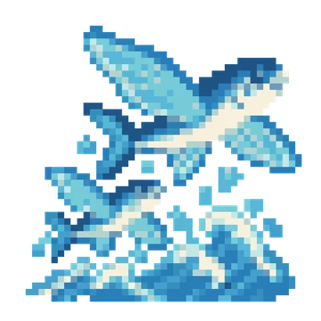 Flying Fish Leap — Ocean Wonders patterns