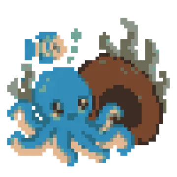 Octopus Coconut Shelter — Ocean Wonders patterns