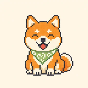 Smiling Shiba — Pet Friends patterns