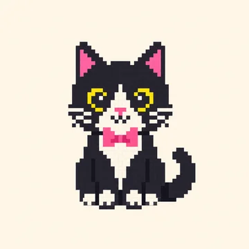 Tuxedo Cat — Pet Friends patterns