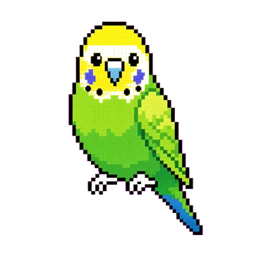 Green Parakeet — Pet Friends patterns