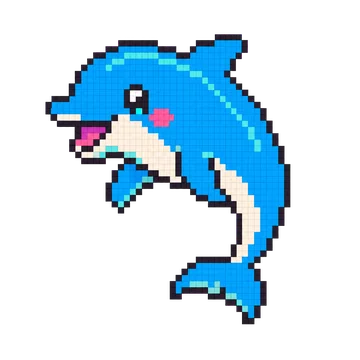Jumping Dolphin — Pet Friends patterns