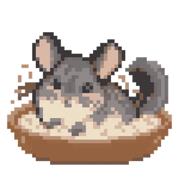 Chinchilla Dust Bath — Pet Friends patterns
