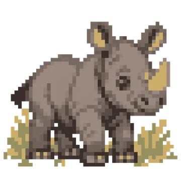 Rhino Calf — Pet Friends patterns