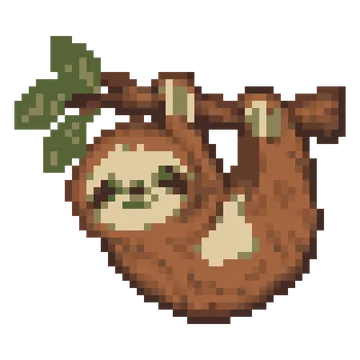 Sloth Hanging — Pet Friends patterns