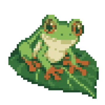 Tree Frog on Leaf — Pet Friends patterns