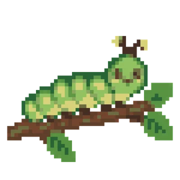 Caterpillar on Twig — Pet Friends patterns