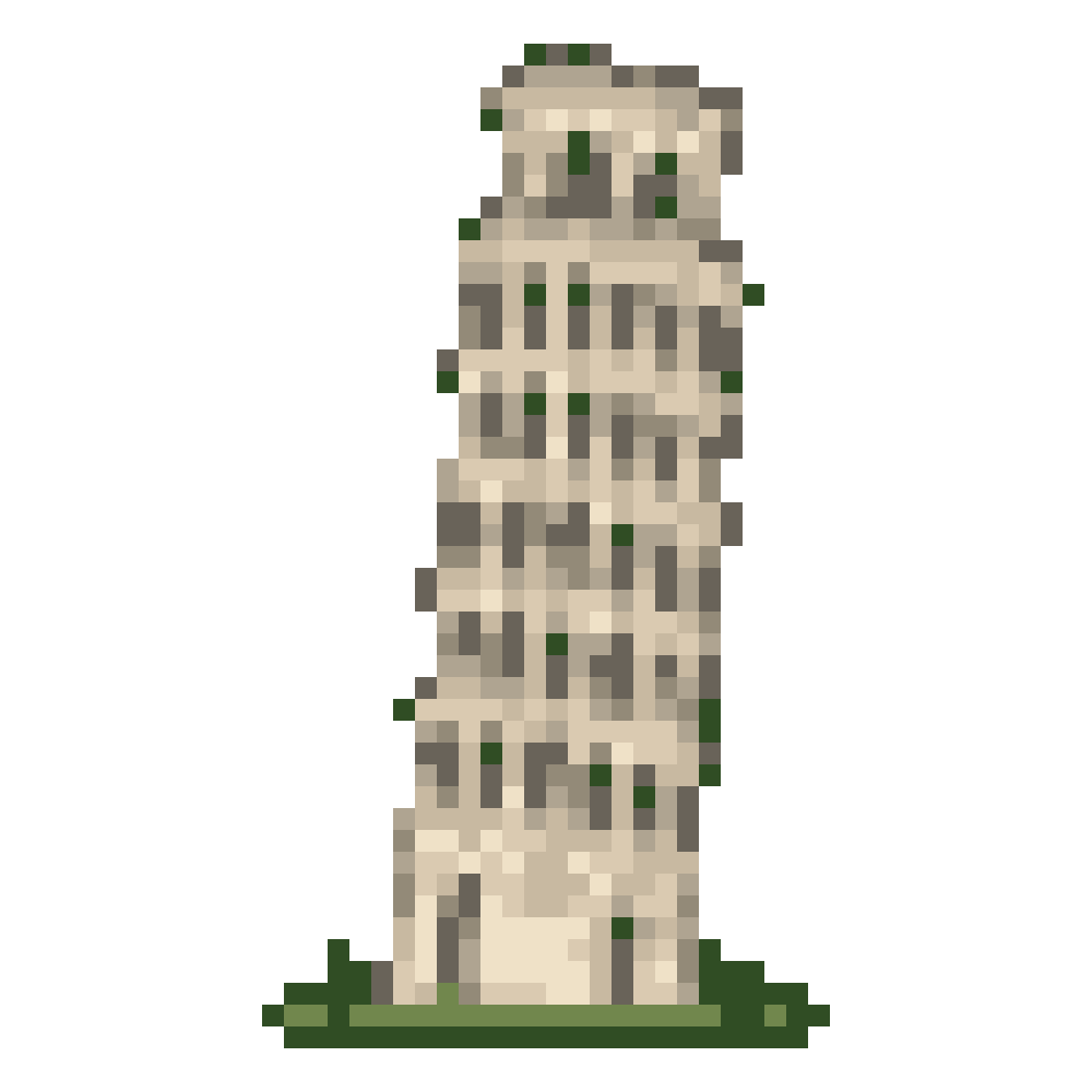 Leaning Tower of Pisa — Pixel World Tour patterns