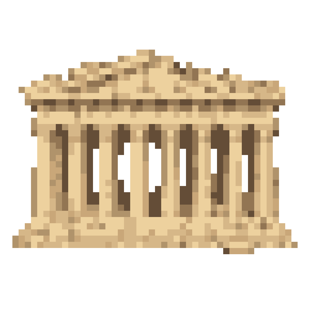 Parthenon — Pixel World Tour patterns
