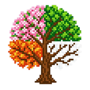 Four Seasons Tree — Plants & Nature patterns