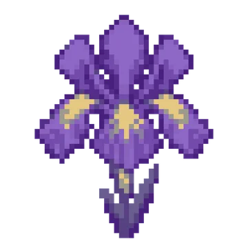 Purple Iris — Plants & Nature patterns