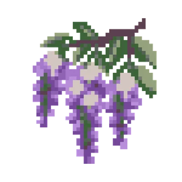 Wisteria Tassel — Plants & Nature patterns