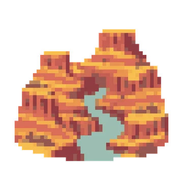 Layered Canyon — Plants & Nature patterns