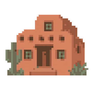 Desert Adobe House — Tiny Town & Transport patterns