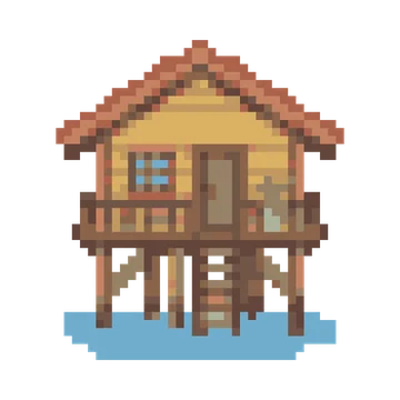 Stilt House — Tiny Town & Transport patterns