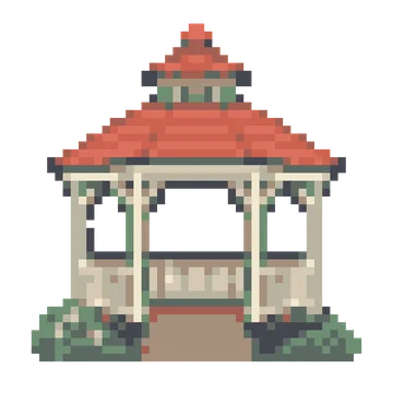 Park Gazebo — Tiny Town & Transport patterns