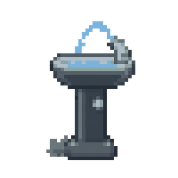 Drinking Fountain — Tiny Town & Transport patterns