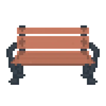 City Park Bench — Tiny Town & Transport patterns