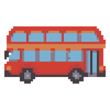 Double Decker Bus — Tiny Town & Transport patterns