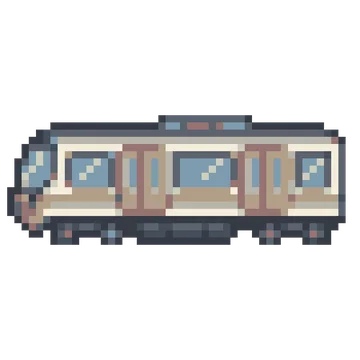 Metro Front Car — Tiny Town & Transport patterns